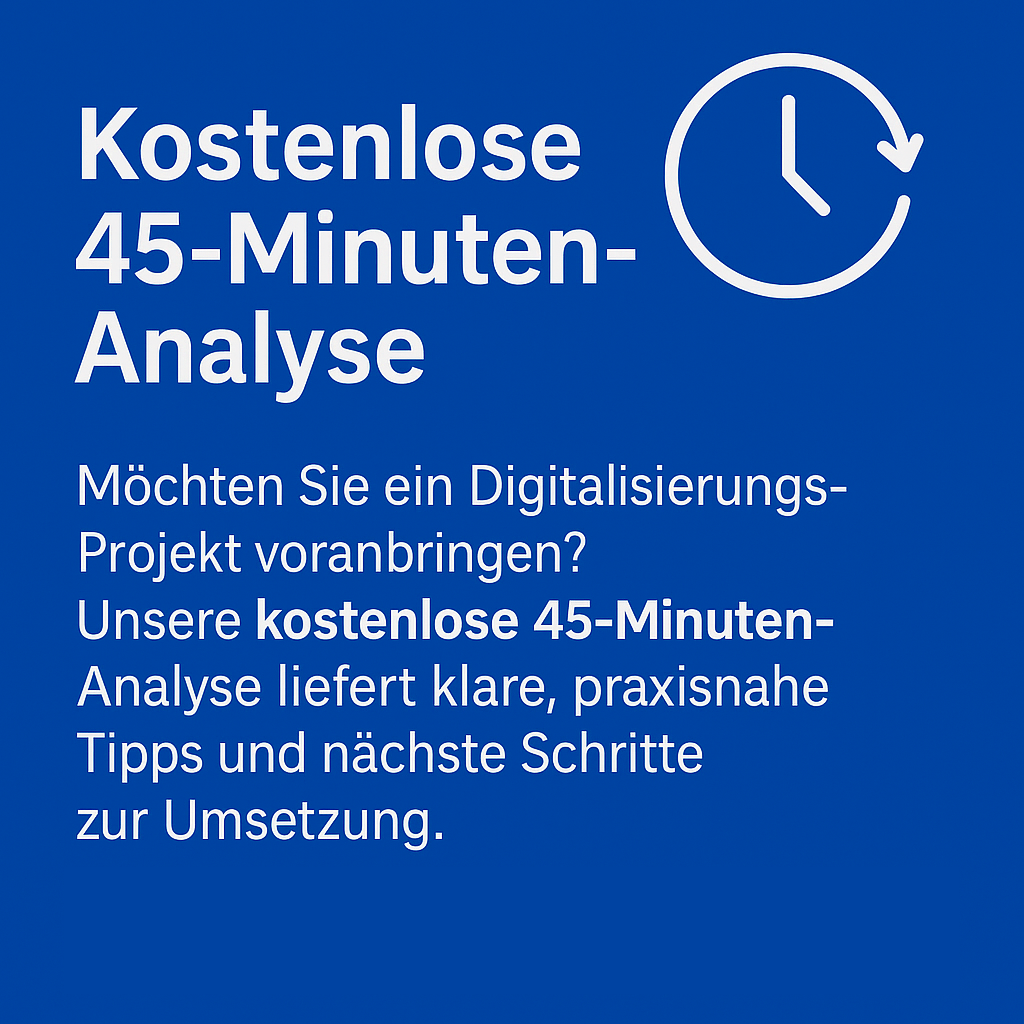 Kostenlose 45 Minuten Analyse